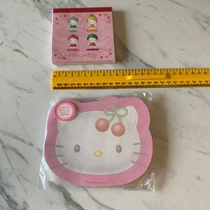 Lot of 2 VINTAGE 90S Y2K Hello Kitty Memo Pads